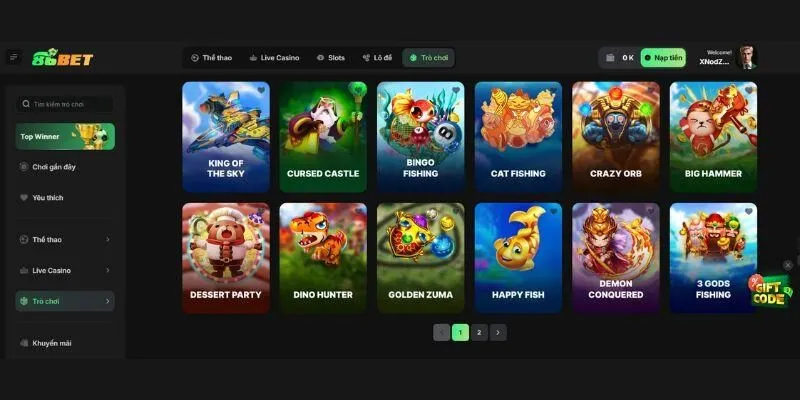 Bắn Cá Thần Linh 86bet: Chinh Phục Sảnh Game Đổi Thưởng